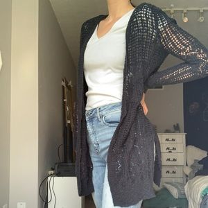 Black cardigan